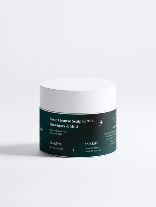 Deep Cleanse Scalp Scrub, Rosemary & Mint